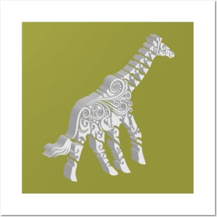 Giraffe 3D Posters and Art